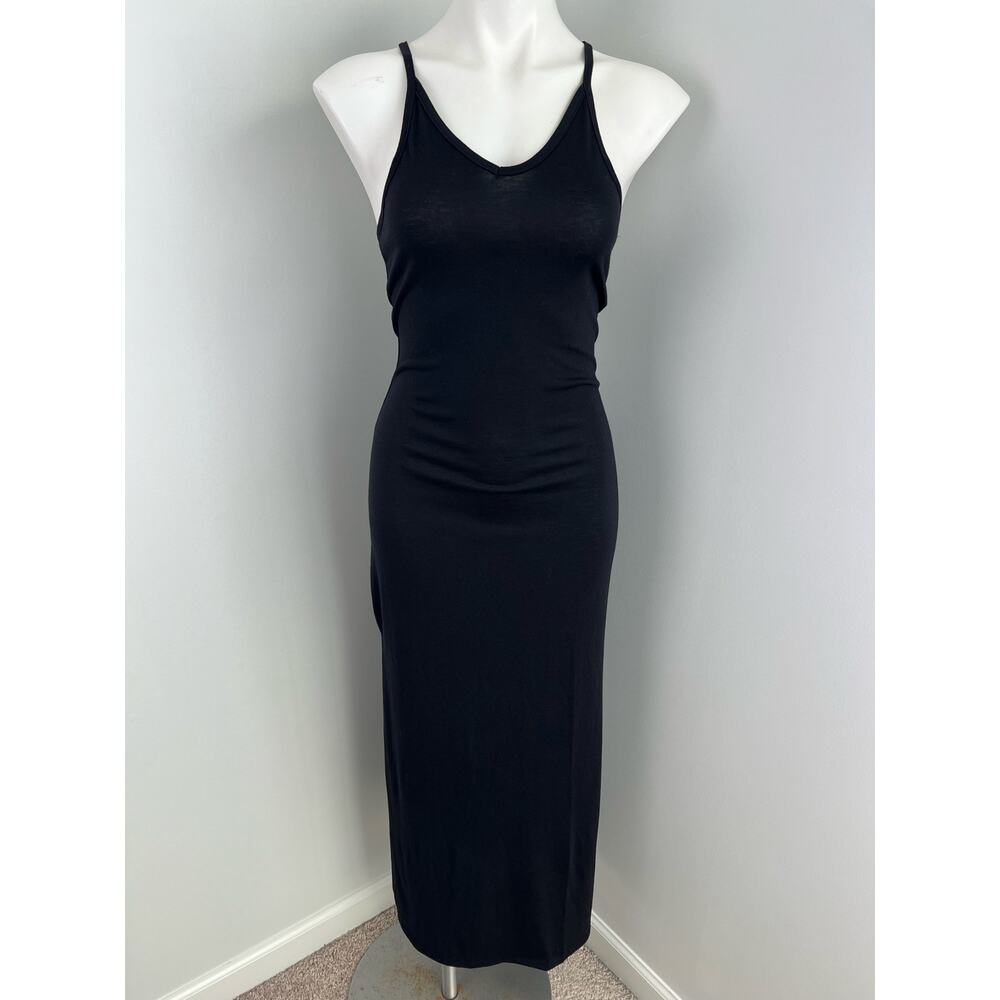 Miken Swim Maxi Bodycon Minimalist Swim Coverup XS